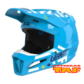 Leatt Moto 2.5 Cyan Crosshelm '25 