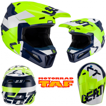 Leatt Moto 2.5 Lime Crosshelm '25 