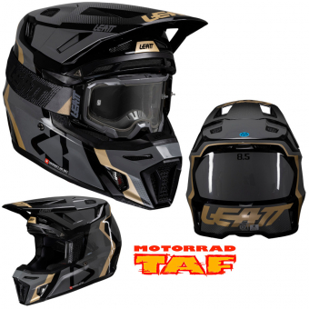 Leatt Helm Kit Moto 8.5 Black Crosshelm '25 