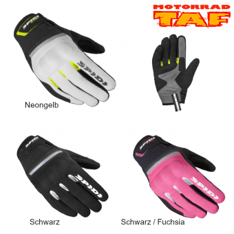 Spidi Flash CE Damen Handschuhe** Schwarz / Weiß | XS